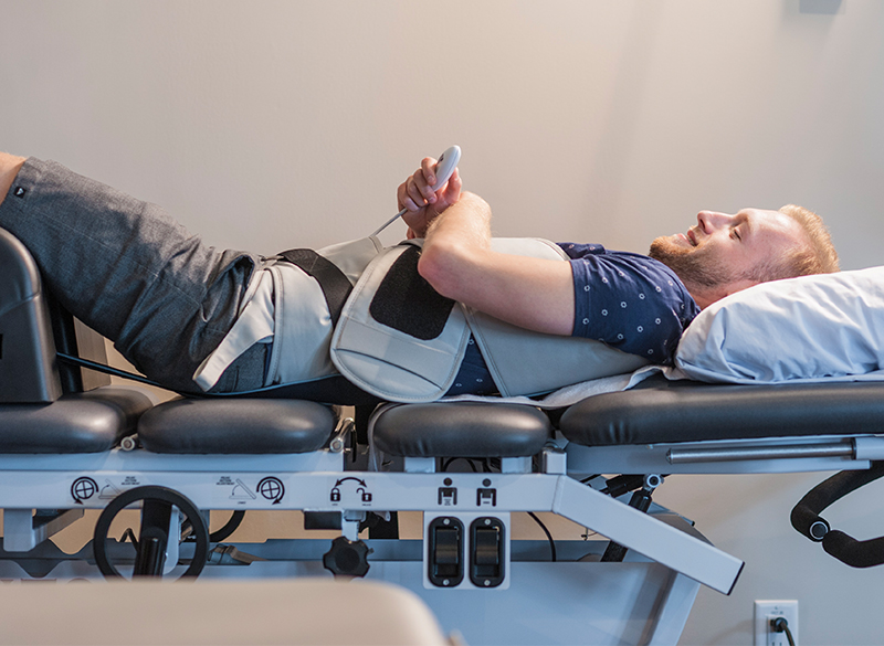 Traction / Spinal Decompression  Leading Edge Physiotherapy St