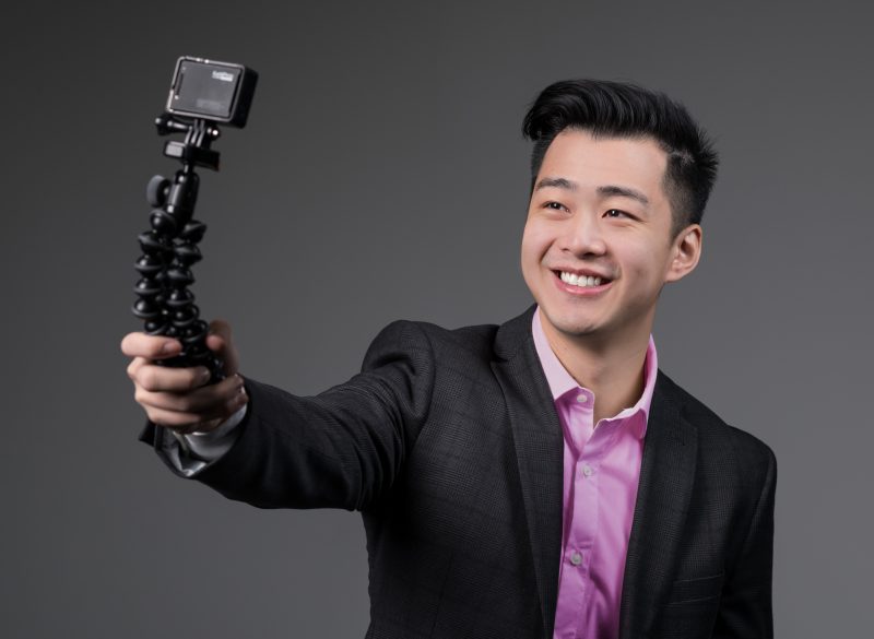 Andrew Chau taking a selfie