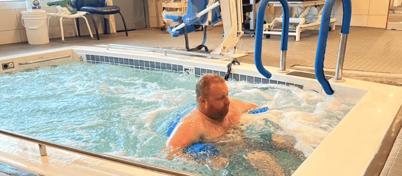 Aquatic Therapy Patient